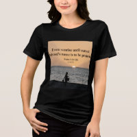 👚T-shirt chrétien messianique inspirant Psaume 13