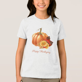 T-shirt En Tri-matière T-shirt Citrouille automne