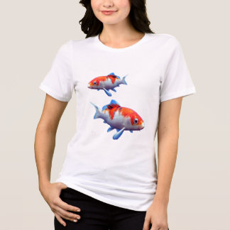 T-shirt En Tri-matière T-shirt couleur poisson rouge