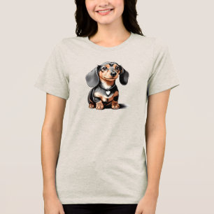 T-shirt En Tri-matière T-shirt Dachshund