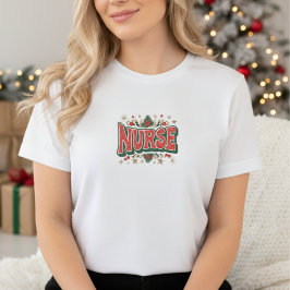 T-shirt En Tri-matière T-Shirt de Noël pour infirmière
