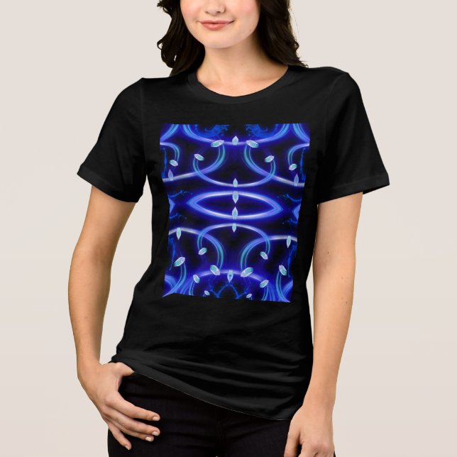 T-shirt En Tri-matière T-Shirt Diamond Blue lines (Recto)