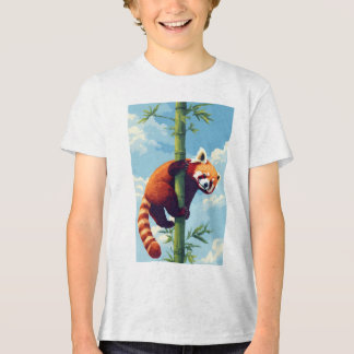 T-shirt En Tri-matière T-Shirt en Panda Rouge Joueur Pixel Art