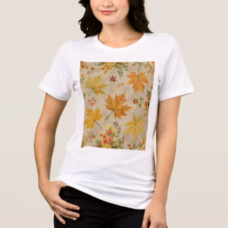 T-shirt En Tri-matière T-shirt féminin évoquant la chute