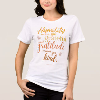 T-shirt En Tri-matière T-shirt féminin Gratitude et gentillesse