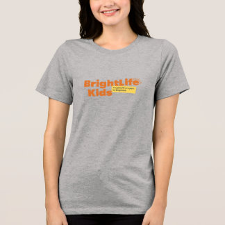 T-shirt En Tri-matière T-shirt femme noir : gris avec logo
