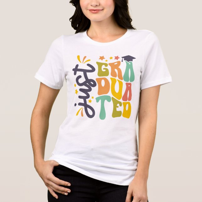 T-shirt En Tri-matière T-shirt fille diplômée (Recto)