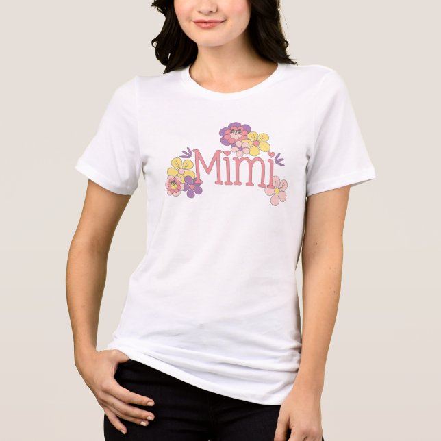 T-shirt En Tri-matière T-Shirt Floral Mimi (Recto)
