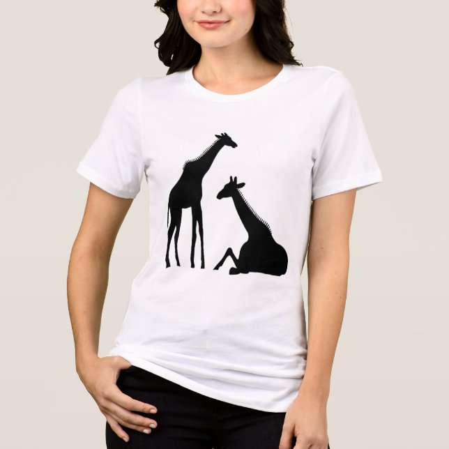 T-shirt En Tri-matière t-shirt giraff cool design giraff sauvage (Recto)