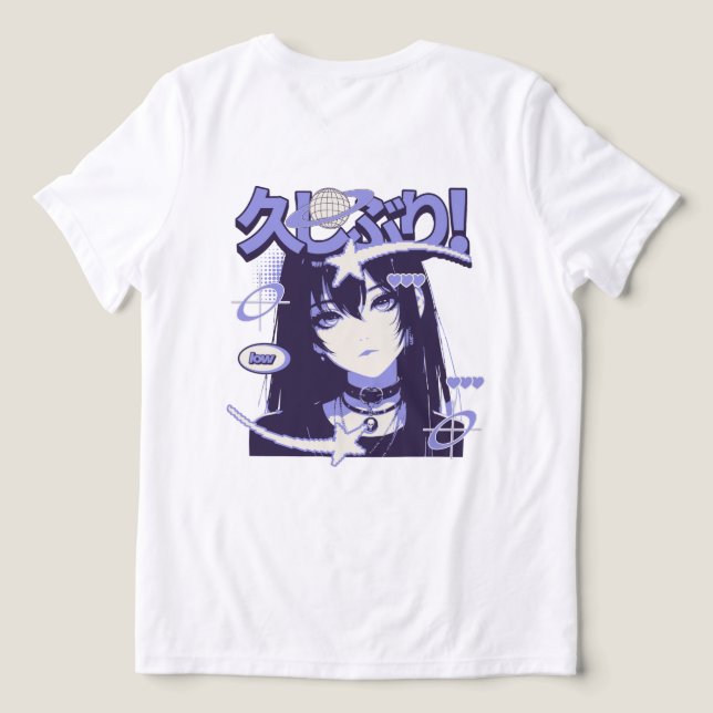 T-shirt En Tri-matière T-shirt Girly Y2k (Design Verso)