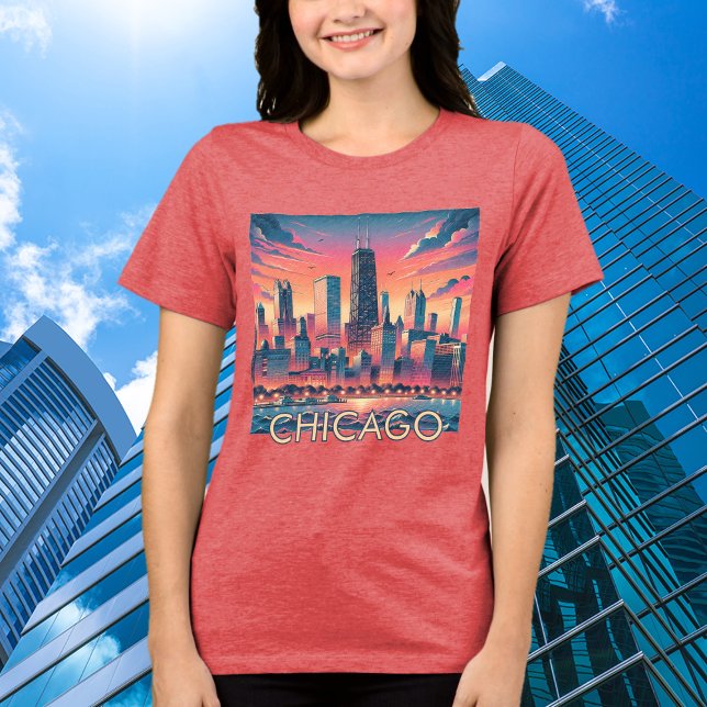 T-shirt En Tri-matière T-shirt graphique CHICAGO (Créateur téléchargé)