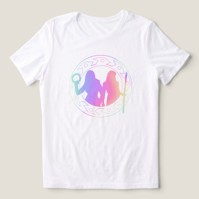 T-shirt En Tri-matière T-shirt Imaginaire Duo Silhouette - Mystical Paste (Design Recto)