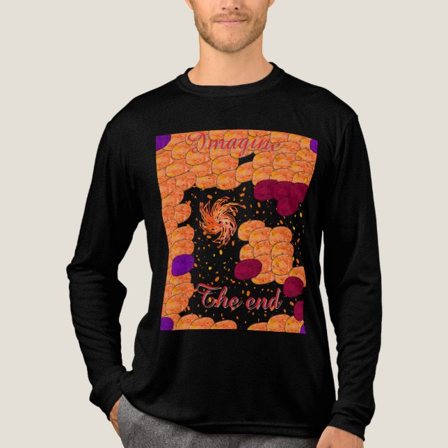 T-shirt En Tri-matière T-shirt imaginez la fin (Recto)