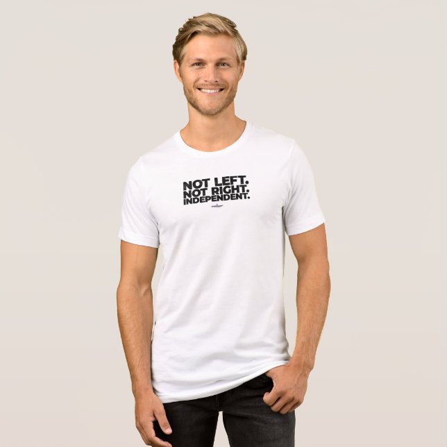 T-shirt En Tri-matière T-shirt indépendant, blanc (Recto plein)