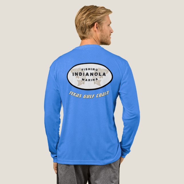T-shirt En Tri-matière T-shirt Indianola Marina (Verso complet)