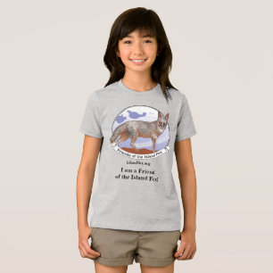 T-shirt En Tri-matière T Shirt Island Fox Enfants Gris Logo