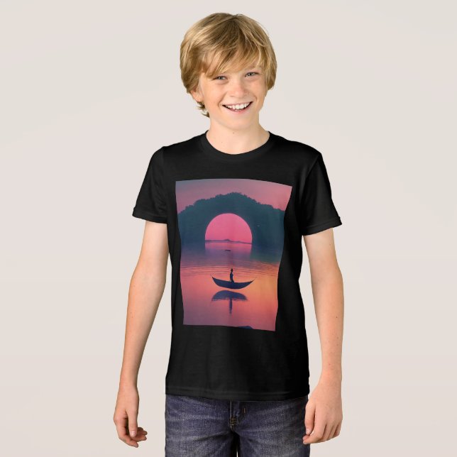 T-shirt En Tri-matière T-shirt Jeune Bella+Canvas (Recto plein)