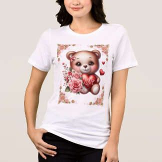 T-shirt En Tri-matière T-shirt Love Bear