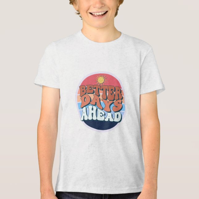 T-shirt En Tri-matière T-shirt "Meilleurs Jours À L'Avance" (Recto)