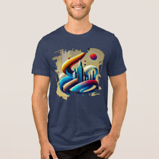 T-shirt En Tri-matière T-shirt numérique - Graffiti urbain