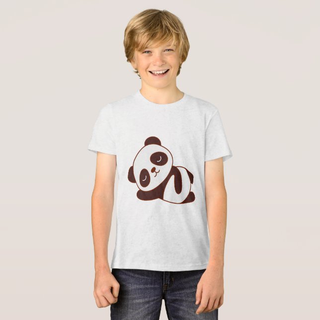 T-shirt En Tri-matière T-shirt Panda (Recto plein)