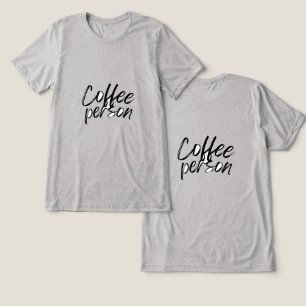 T-shirt En Tri-matière T-shirt personne café