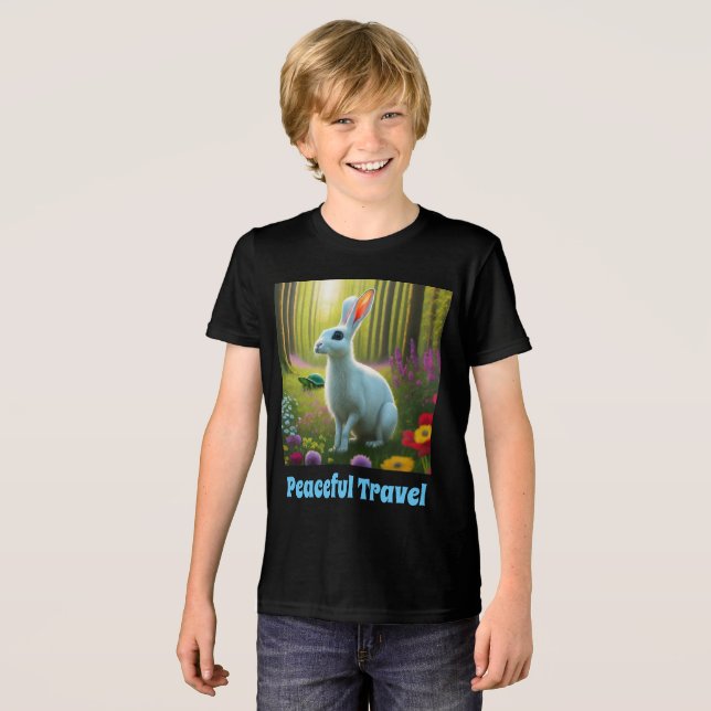 T-shirt En Tri-matière T-shirt pour garçons et filles (Recto plein)