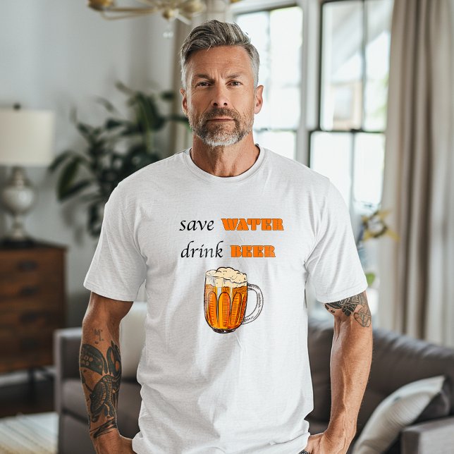 T-shirt En Tri-matière T-shirt pour la bière à boire (Créateur téléchargé)