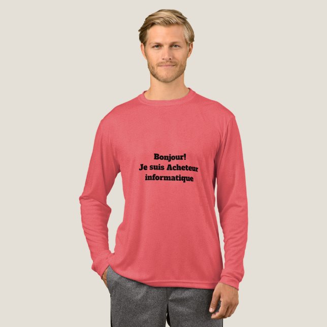 T-shirt En Tri-matière T-Shirt pour l'Acheteur informatique (Recto complet)