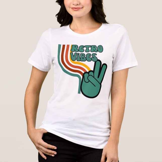 T-shirt En Tri-matière T-shirt rétro (Recto)