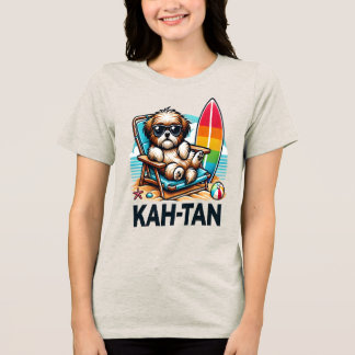 T-shirt En Tri-matière T-shirt Surfer Shih Tzu