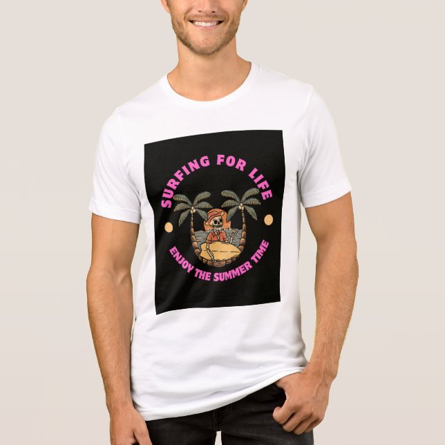 T-shirt En Tri-matière T-shirt Surfing (Recto)