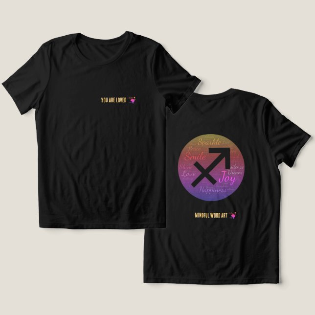 T-shirt En Tri-matière T-Shirt You Are Loved (Design Recto & Verso)