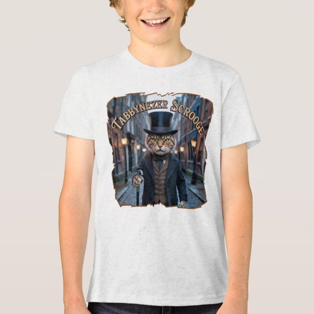 T-shirt En Tri-matière Tabbynezer Scrooge Photographic – Tabby Scrooge (Recto)