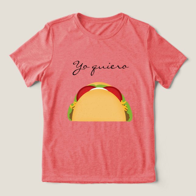 T-shirt En Tri-matière Taco (Design Recto)