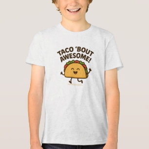 T-shirt En Tri-matière Taco 'Bout Awesome Conception de Taco Joyeux