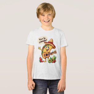 T-shirt En Tri-matière Taco Fiesta mit Gitarre und hispanischem Flair