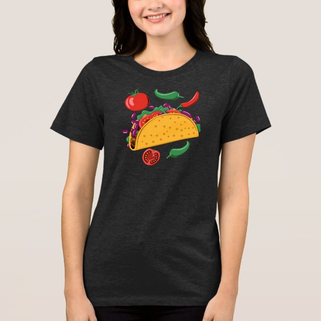 T-shirt En Tri-matière Taco Lover (Recto)