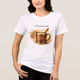 T-shirt En Tri-matière Tasse l'encre du matin