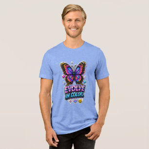 T-shirt En Tri-matière Tasse Splash de Couleur Vibrante