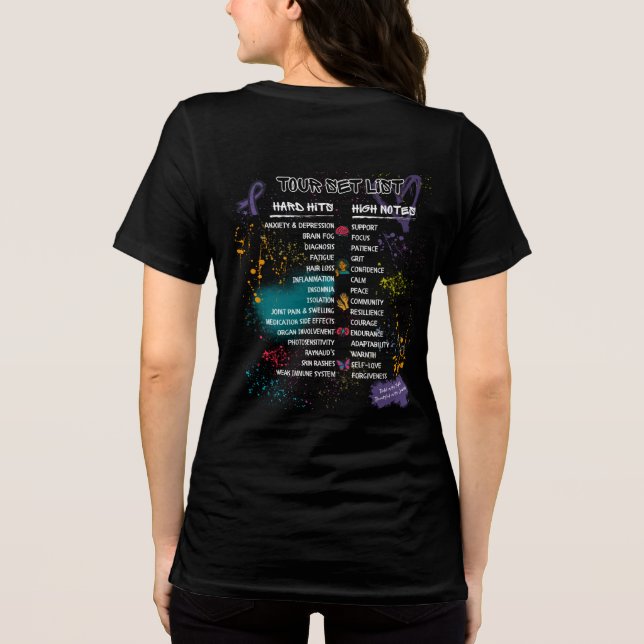 T-shirt En Tri-matière Team Cherokee Unbreakable Tour Women's Tee (Black) (Verso)