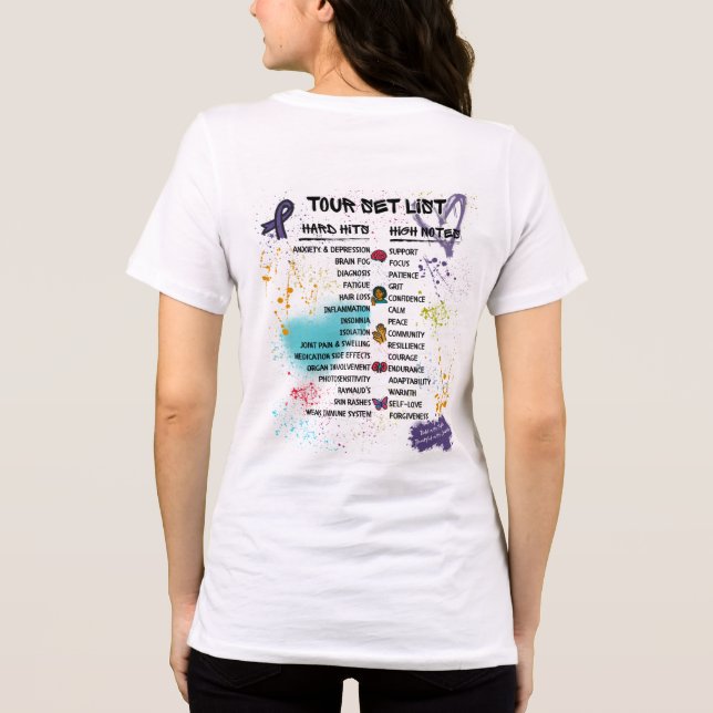 T-shirt En Tri-matière Team Cherokee Unbreakable Tour Women's Tee (White) (Verso)