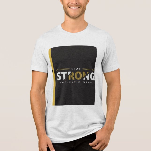 T-shirt En Tri-matière Tee graphique Premium - Style gras et ComforT-Shir (Recto)