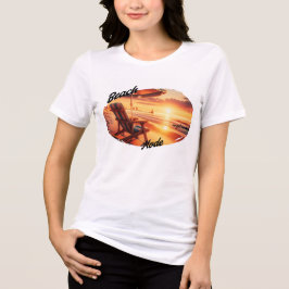 T-shirt En Tri-matière tee mignonne pour femmes ( mode plage )
