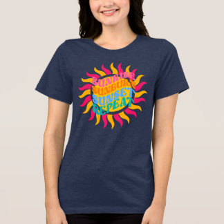 T-shirt En Tri-matière Tee-shirt Beach Vibes, Chemise d'été Unisexe