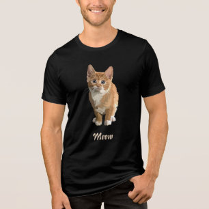 T-shirt En Tri-matière Tee shirt chaton Miaou