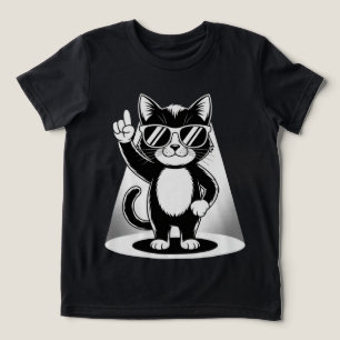 T-shirt En Tri-matière Tee-shirt Cool Cat Rock Dancer Cadeau de musique