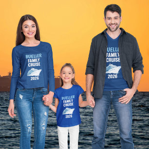 T-shirt En Tri-matière Tee-shirt de groupe assorti pour une croisière fam