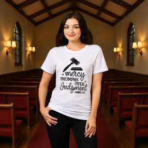 T-shirt En Tri-matière Tee-shirt Mercy Triomphe sur le Jugement Jacques 2
