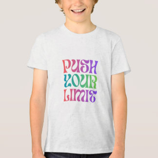 T-shirt En Tri-matière Tee-shirt motivationnel Poussez Vos Limites  Brise